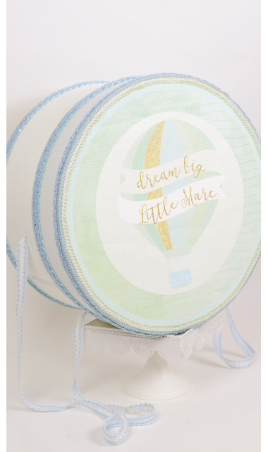 Trusou de botez brodat pentru baieti, Dream big, little one 4